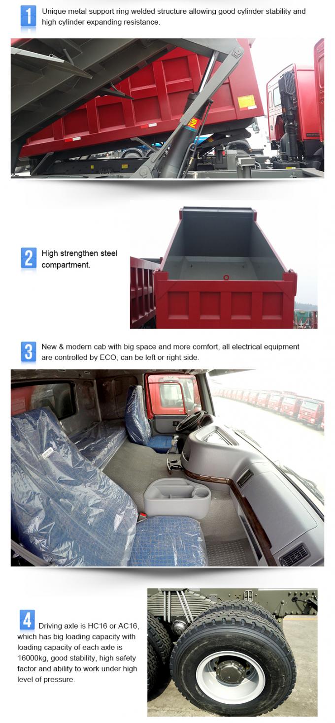 Ceinture De Sécurité Resistance 3 Tonnes 3 axe HOWO camion à benne basculante résistant de 30 tonnes dans le