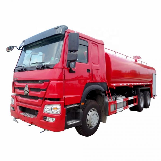 Camion de pompiers de camion de réservoir d'eau de camion de jet d'arroseuse de navigateur de l'eau de HOWO 6x4 371hp 20T 20000L à vendre