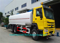 Camion de stockage de l'eau de Howo, l'eau de capacité du réservoir 20cbm transportant le poids lourd de camion