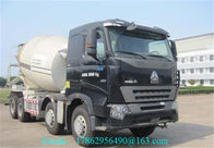 L'équipement de mélange de ciment de l'euro II de 8×4 371 HP, camion a monté le mélangeur concret avec la cabine HW76