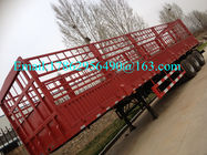 Camion résistant de barrière de haut mur de remorques de transport de cargaison en vrac semi 60 tonnes