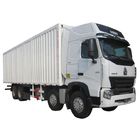 12 roues camion commercial de boîte de 40 tonnes, déplacement du camion 9.726L de boîte fermée