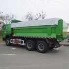 Euro intelligent vert de camion à benne basculante d'exploitation de résidu 2 6X4 avec la direction ZF8118