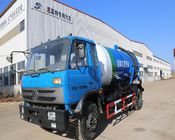 Véhicule bleu de but spécial de camion de pompe de fosse septique avec le déplacement 6.494L