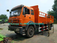 Camion lourd de cargaison de l'orange 2642 420hp 6x6 avec le pneu RAPIDE de la boîte de vitesse 12.00R24
