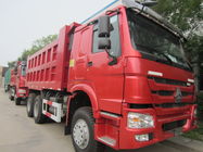 Camion à benne basculante de rouleur de la couleur rouge HOWO 371/336/290/266HP 6x4 10/déchargeur/camion-