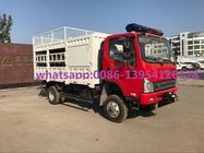 Camion spécial de cargaison de pleine de la roue 4X4 du tigre V de FAW Jiefang délivrance d'entraînement avec Yuchai Engie 130HP