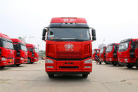 La couleur rouge JH6 10 roule le camion de remorque du tracteur 6x4 avec l'axe simple de la réduction 457 de FAW