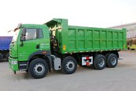 Camion à benne basculante de roue de FAW 8x4 12, couleur verte camion- de camion à benne basculante de 32 tonnes