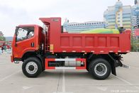 Camion à la benne basculante 4x2 léger diesel du tigre V de l'euro 3 JIEFANG Faw 4/5 tonnes