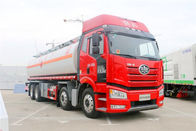 Couleur rouge de l'euro III de camion de cuve de stockage de gazole de la grande capacité 8x4 FAW