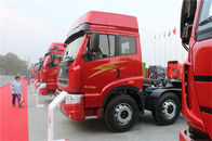 Le déchargeur rouge de camion à benne basculante de J5P 6*2/camion résistant FAW JIEFANG redressent la commande