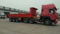 Remorques résistantes de 45 tonnes semi avec 8.0-20 pneus et poids de tare 8000kg