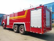 Camion rouge de but spécial, camion résistant de lutte contre l'incendie du secours 6x4 de HOWO