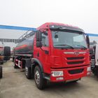 Type rouge transmission manuelle de gazole de camion-citerne aspirateur d'acide chlorhydrique de FAW 15000L 8×4