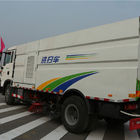 Camion de balayeuse de véhicule de balayeuse de route de ZZ1187K501GE HOWO avec la pompe à eau à haute pression