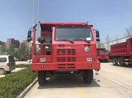 Camion à benne basculante lourd d'exploitation de couleur rouge 6*4/type de transmission manuelle 30 tonnes de camion-