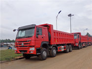 Camions- de décharge des roues ZZ3317N3867 12 avec 371HP la couleur rouge de l'euro 2
