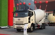 Camion efficace de mélangeur de FAW 6X4 sécurité élevée de capacité de 12 mètres cubes