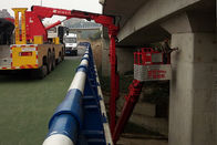 camion d'inspection de pont en seau de la plate-forme 8x4 de 18m avec le maximum de 21.7m. Sous la profondeur de pont