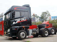 Camion de remorque noir de tracteur de couleur avec les pneus 295/80R22.5 et la vitesse 115km/h maximum