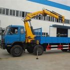 Grue de camion de boom d'articulation de SQ10ZK3Q 10T avec le bras se pliant de Dongfeng 6*2 10T
