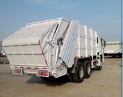 camion à ordures de compacteur de chargement d'arrière de véhicule de but spécial de 6x4 371hp 16CBM 18CBM avec la poubelle des déchets 1.2cbm