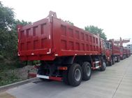 Norme d'émission résistante rouge de l'euro 2 de camion à benne basculante avec la direction ZF8118