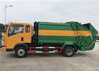 Le camion de compacteur de déchets de HOWO 4X2 8m3/5 tonnes a comprimé le camion à ordures