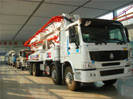 Euro 2 de camion de pompe concrète de Sinotruk Howo 8x4 avec l'empattement de 5000mm