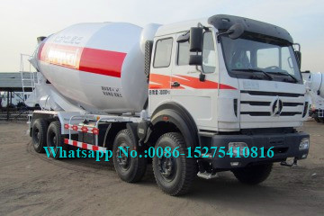 Beiben NG80B 2638P 8x4 40Ton 380hp 14 camion de mélangeur concret de 16 18 CBM pour le béton de transport