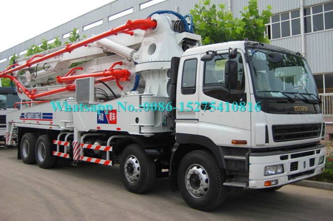 camion concret 40X-5RZ de pompe concrète de matériel de construction de portée verticale de 40m