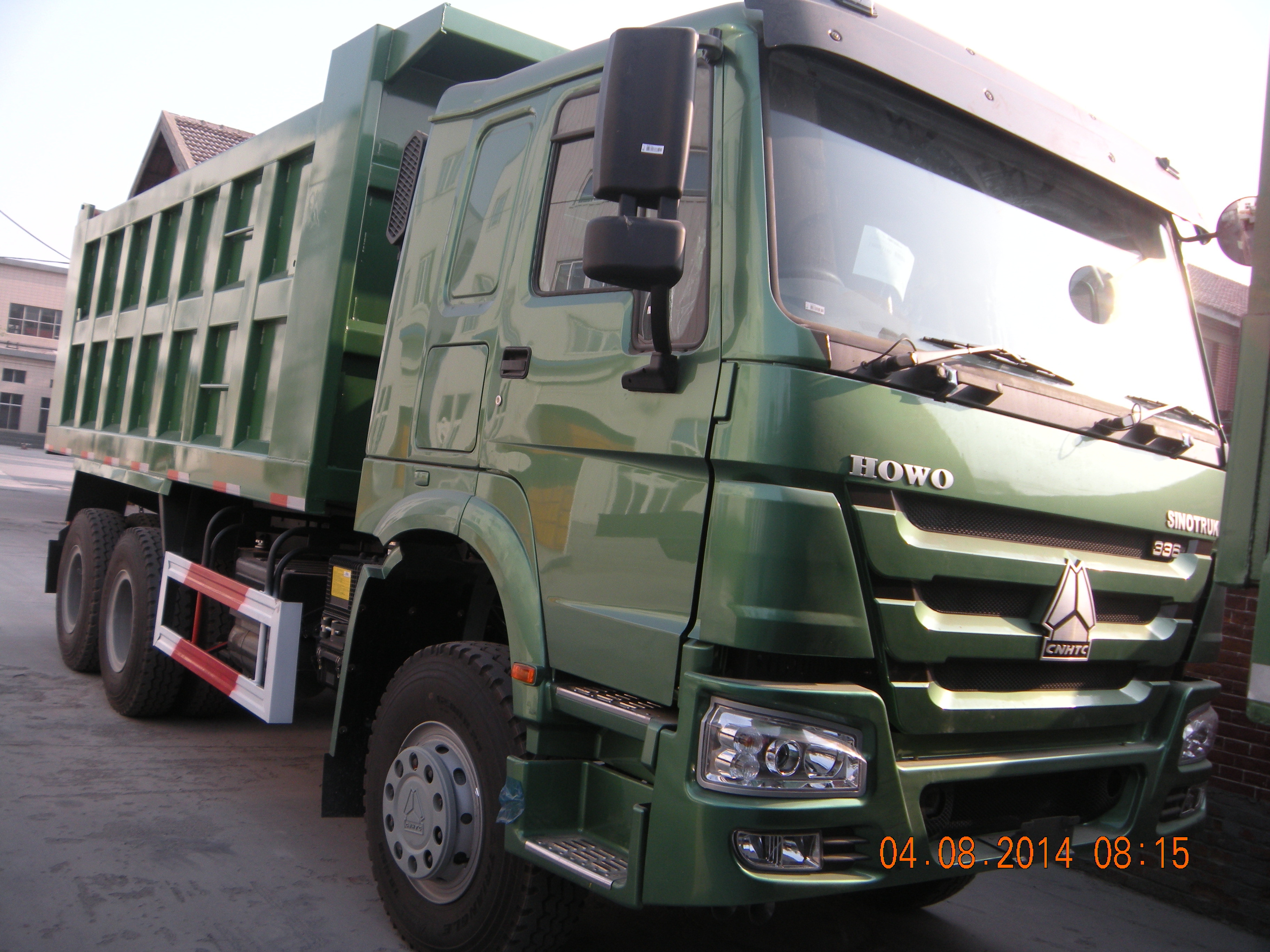 HOWO verdissent le camion à benne basculante, camions- 6x4 rigides utilisés dans le mien de ZZ3257N3847A