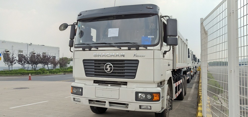 Camion à benne basculante blanc de F2000 6X4 21-30 tonnes de l'euro 2 de verseur de la conduite à droite