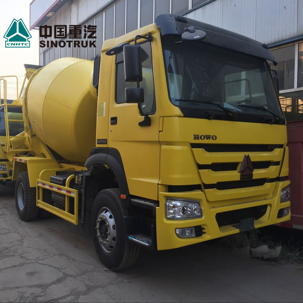 Camion concret jaune de mélangeur concret du matériel de construction 6x4 8m3 avec la pompe automatique
