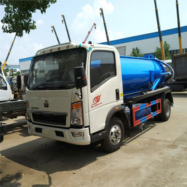 camion d'aspiration d'eaux d'égout de ³ de 266HP 6m pour le type de transmission manuelle sale de l'euro 2 de l'eau
