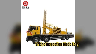 Véhicule d'inspection de pont HOWO sous l'accès au pont