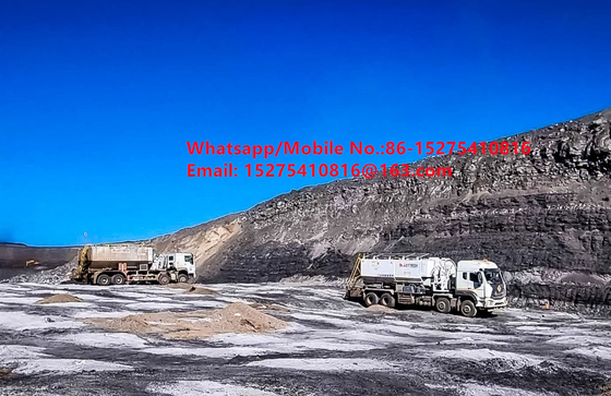 Ordinaire Capacités de charge élevées Camions à grande capacité 15/20/25 tonnes Explosif pétrolier d'ammoniac lourd Camion ANFO MMU MEMU Pour la Mongolie DR CONGO PERU Ghana Mining Blasting Avec fiabilité de la sécurité