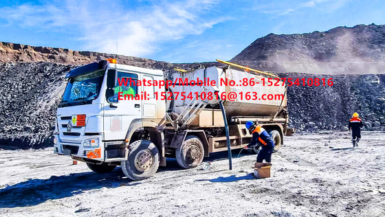 Ordinaire Capacités de charge élevées Camions à grande capacité 15/20/25 tonnes Explosif pétrolier d'ammoniac lourd Camion ANFO MMU MEMU Pour la Mongolie DR CONGO PERU Ghana Mining Blasting Avec fiabilité de la sécurité