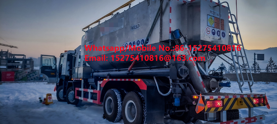 Prix unique bon marché Fiabilité de la sécurité Chine Chariots de roulement en vrac 15/20/25Tonne Explosif pétrolier d'ammoniac lourd Émulsion ANFO Chariot MMU MEMU Pour la Mongolie DR CONGO PERU Ghana Mining Blasting BCLH/BCRH/BCZH