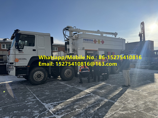 Érdénét Tavantoлгой HOWO 15/20/25T BCLH-15 Explosif ammonique granulaire mixte sur place ANFO Emulsion de camion explosif mobile Unité de fabrication de MEMU MEMU BCLH/BCZH/BCRH