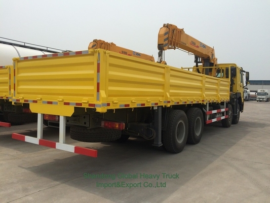 Tout neuf 6X4 HOWO camion à plat monté grue Téléscopique