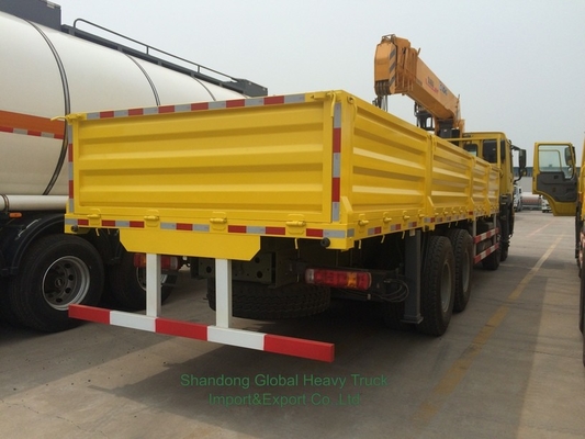 Tout neuf 6X4 HOWO camion à plat monté grue Téléscopique