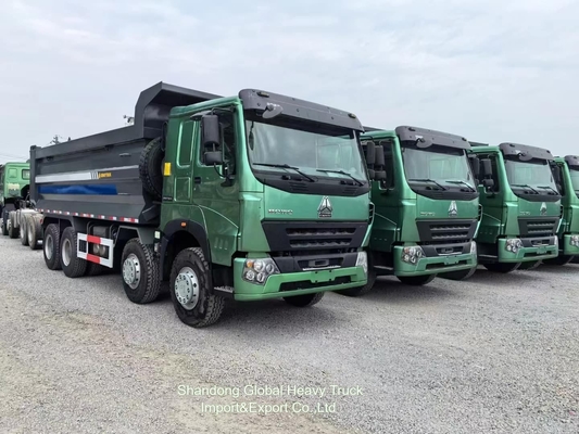 Sinotruck Howo 50 tonnes Camions à décharge 8x4 375 ch Euro2 Lourds Camions à décharge neufs et usagés
