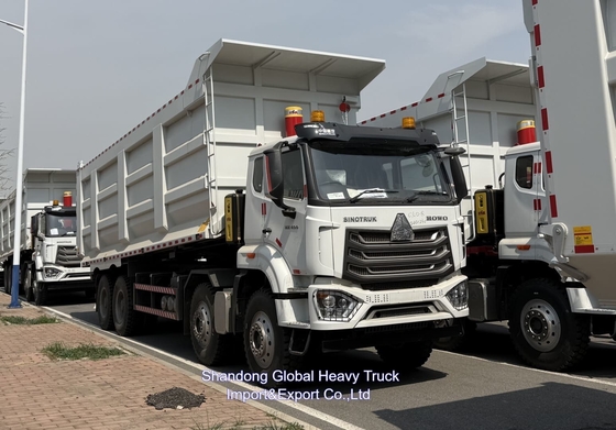Chinois Sinotruck Howo 400hp Tipper 8x4 Mini 60 Tonnes Canter nouveau camion de décharge