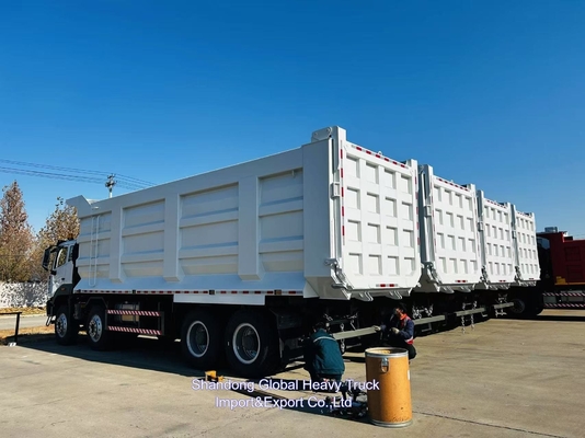 Chinois Sinotruck Howo 400hp Tipper 8x4 Mini 60 Tonnes Canter nouveau camion de décharge
