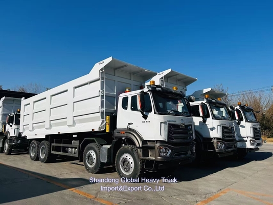 Sinotruck Howo 50 tonnes Camions à décharge 8x4 375 ch Euro2 Lourds Camions à décharge neufs et usagés