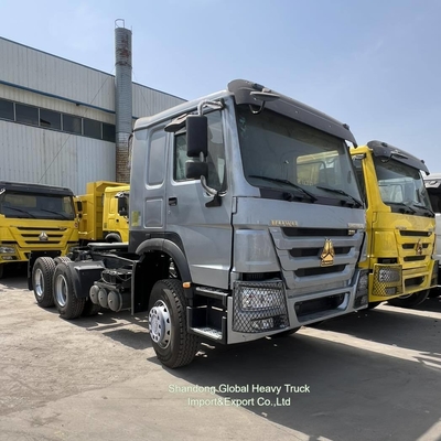 Sinotruk HOWO Nouveau / d'occasion 371HP Euro 2 6X4 Rhd À main droite Voiture de camionnage Tête de remorque