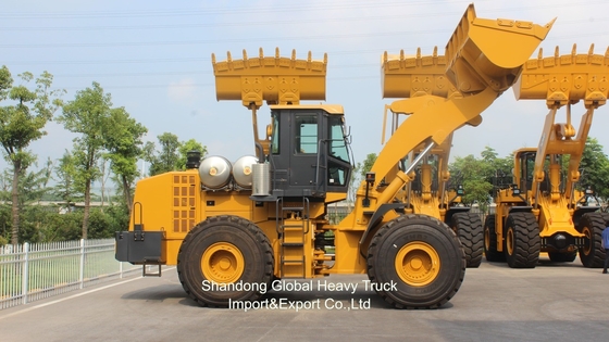 Tracteur de construction hydraulique à charge lourde 4 Wd mini chargeur avant à roues
