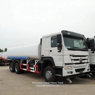 Sinotruk 6X4 20 tonnes camion d'eau, réservoir d'eau, camion d'eau potable camion de lait frais